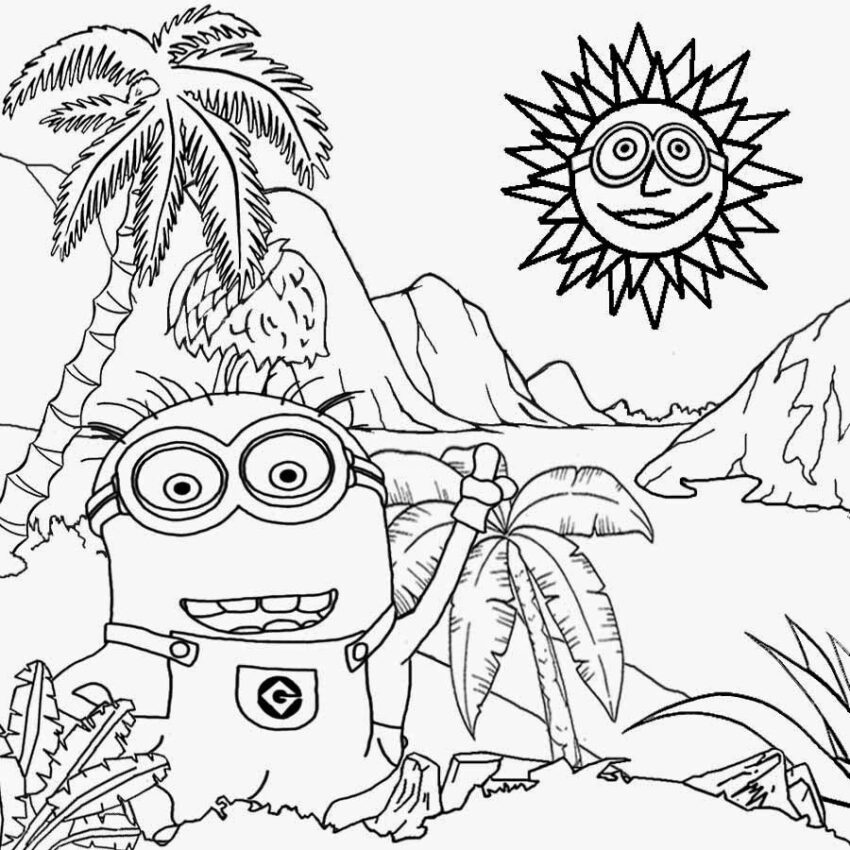 Free Coloring Pages Printable Pictures To Color Kids Drawing Ideas Kids Costume Minion Coloring Pages Banana Drawing Free Activities