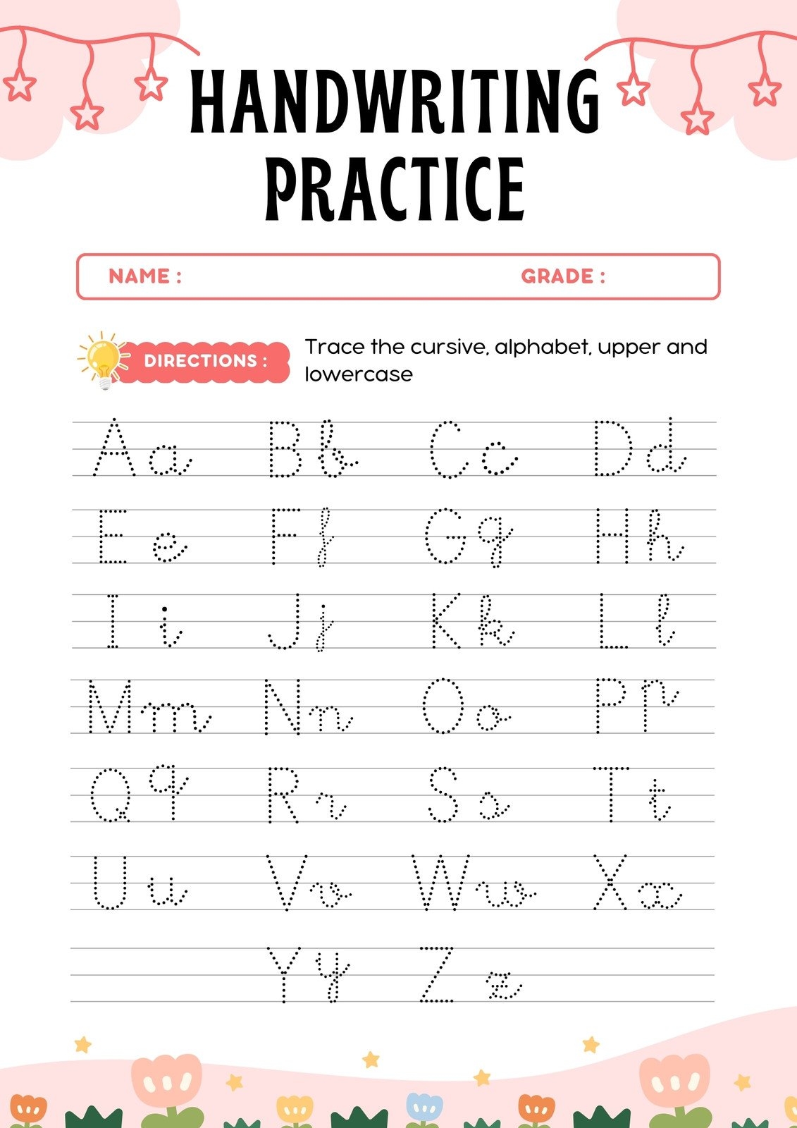 Free Custom 1st Grade Writing Worksheet Templates Canva
