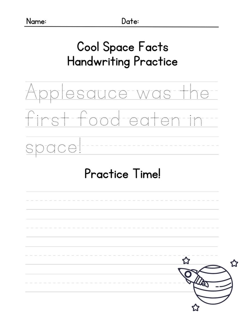 Free Custom Printable Handwriting Worksheet Templates Canva