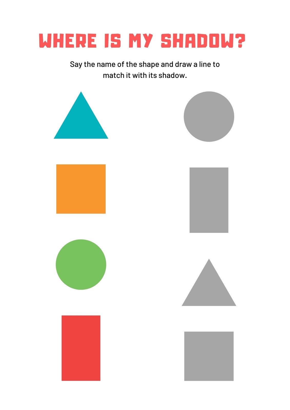 Free Printable Preschool Worksheets Age 3