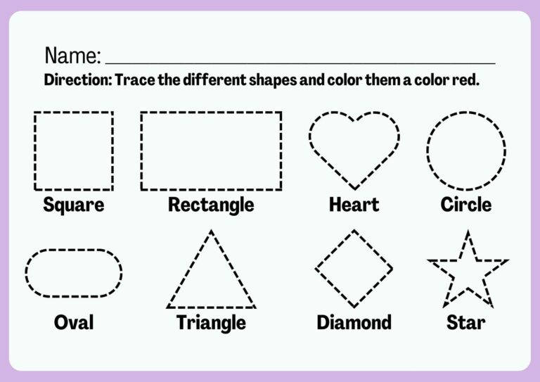 Free Custom Printable Preschool Worksheet Templates Canva