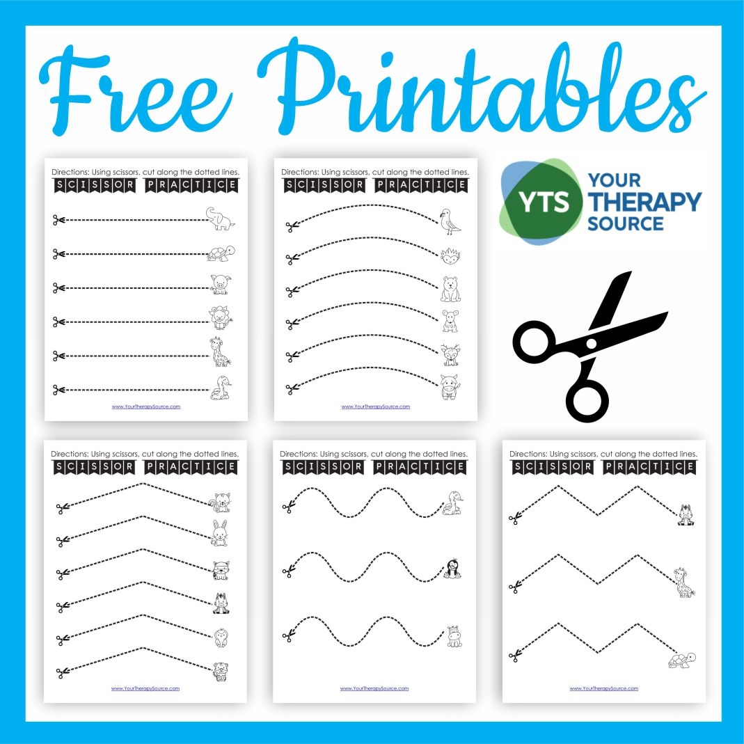 Free Cutting Worksheets For Fine Motor Skills Your Therapy Source Free Cutting Worksheets For Fine Motor Skills Your Therapy Source