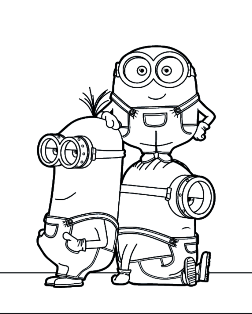 FREE Despicable Me 2 Coloring Pages Jinxy Kids