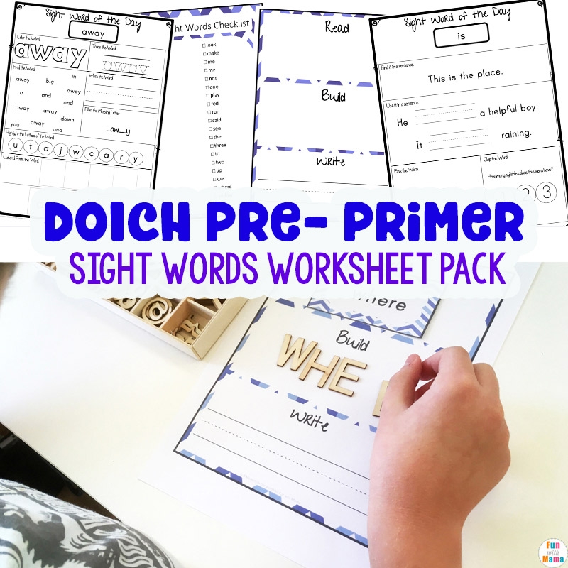 Dolch Sight Words Free Printable Worksheets Dolch Sight Words Free Printable Worksheets