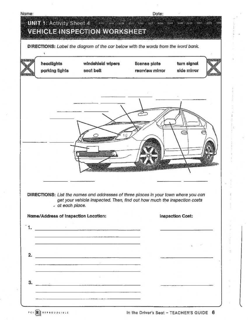 Free Drivers Education Worksheet Free Download Free Drivers Education Worksheet Free Png Images Free Worksheets On Clipart Library