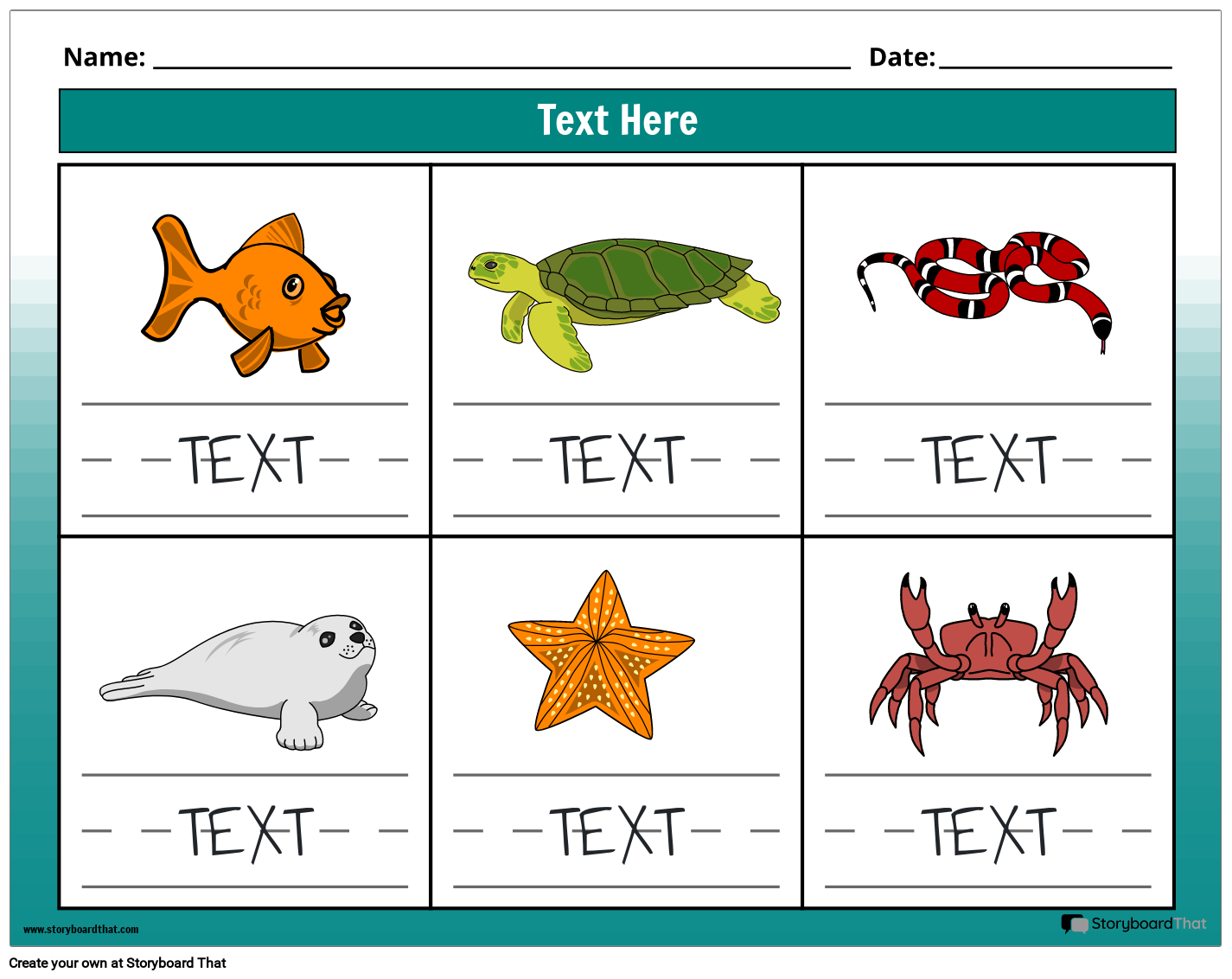Early Reading Printable Worksheets