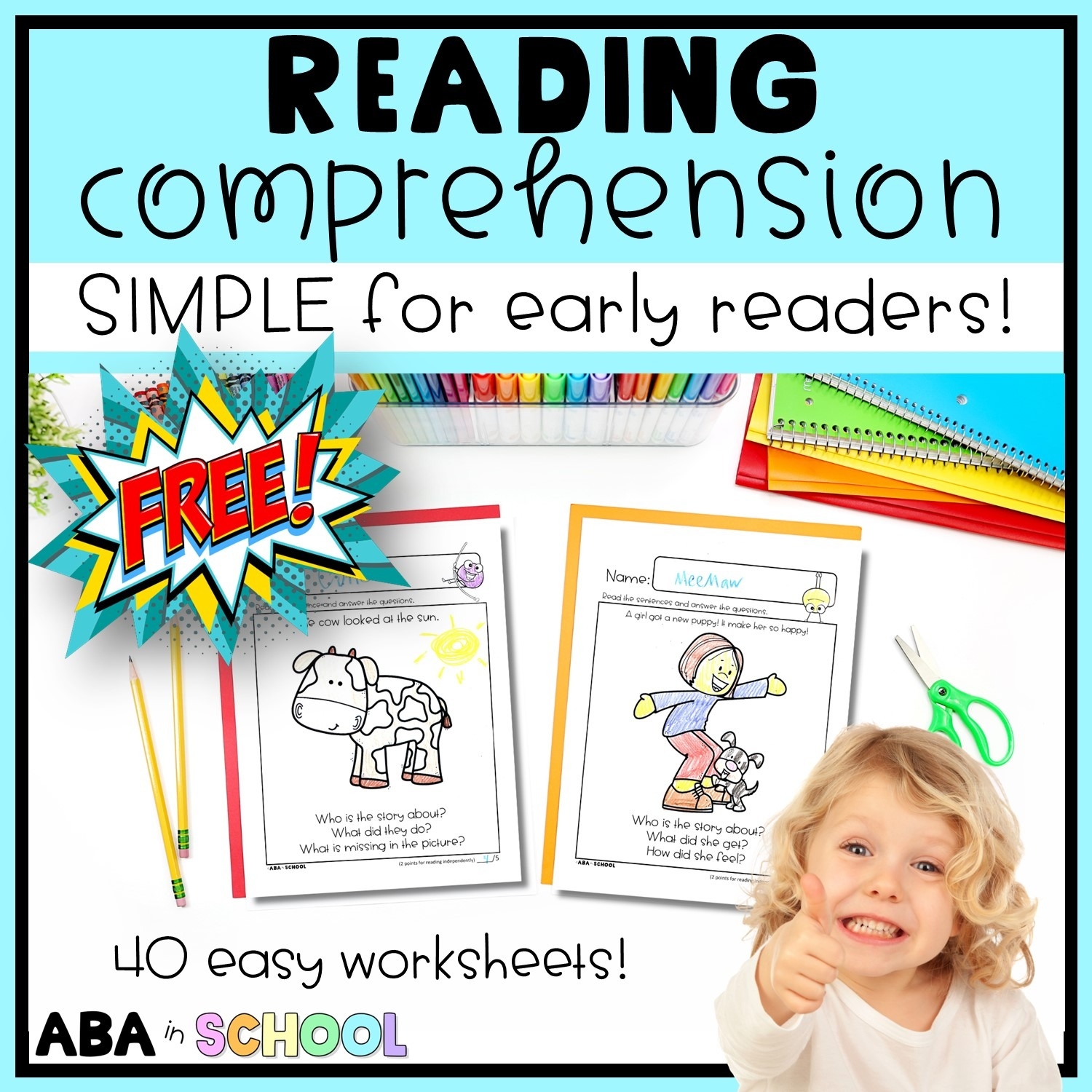 Reading Comprehension Worksheets Special Needs Reading Comprehension Worksheets Special Needs