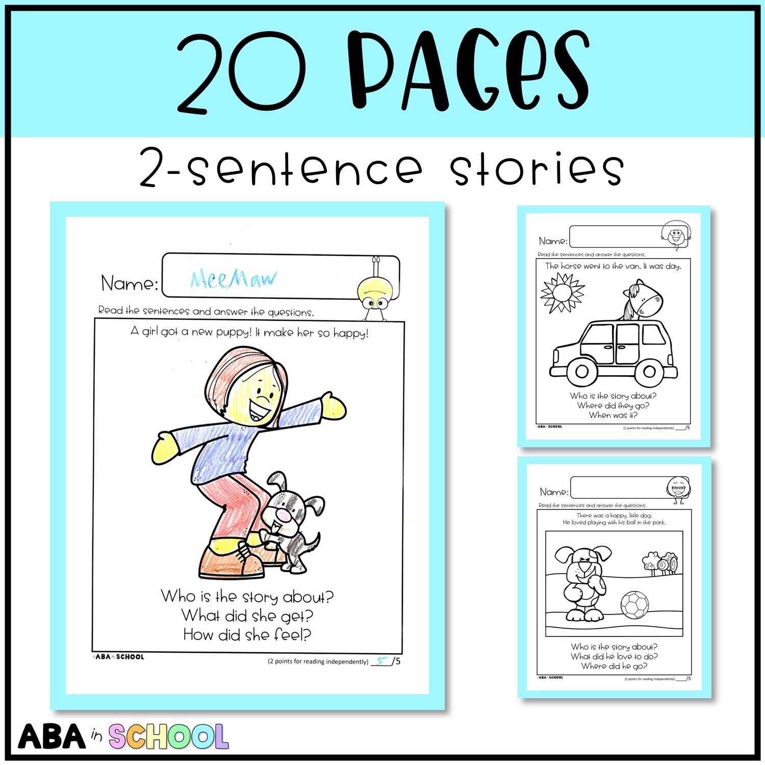 Free Easy Reading Comprehension Worksheets Free Easy Reading Comprehension Worksheets