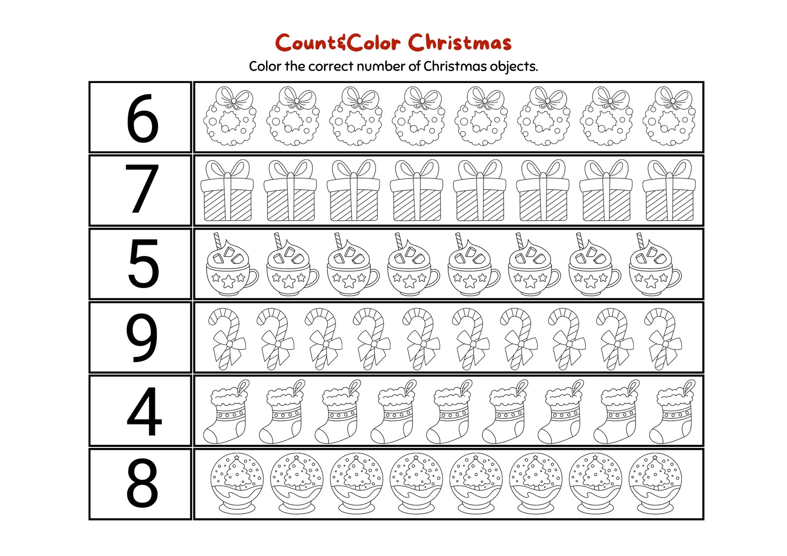 Free Christmas Worksheets Printable Free Christmas Worksheets Printable