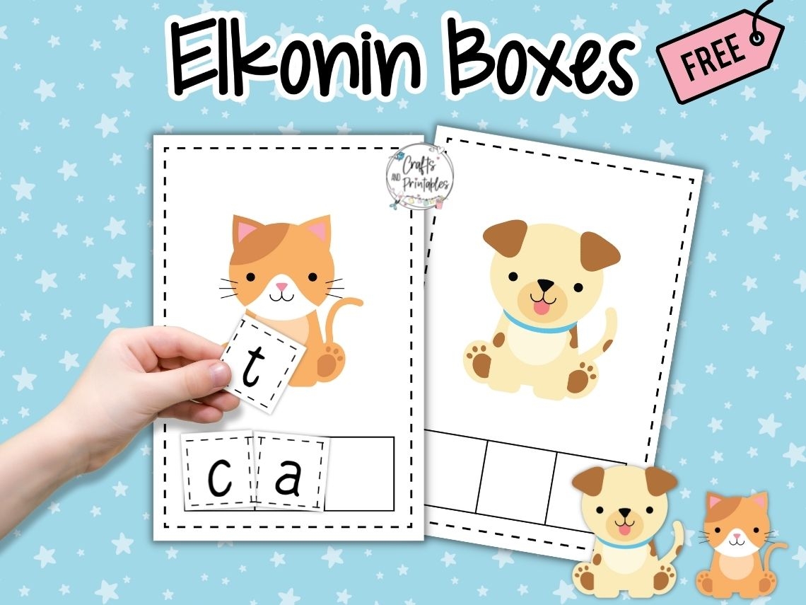 Elkonin Boxes Printable Worksheets
