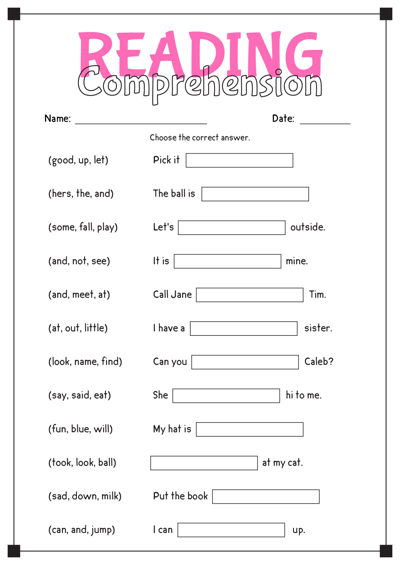 Free Free Reading Comprehension Exercises Download Free Free Reading Comprehension Exercises Png Images Free Worksheets On Clipart Library Free Free Reading Comprehension Exercises Download Free Free Reading Comprehension Exercises Png Images Free Worksheets On Clipart Library