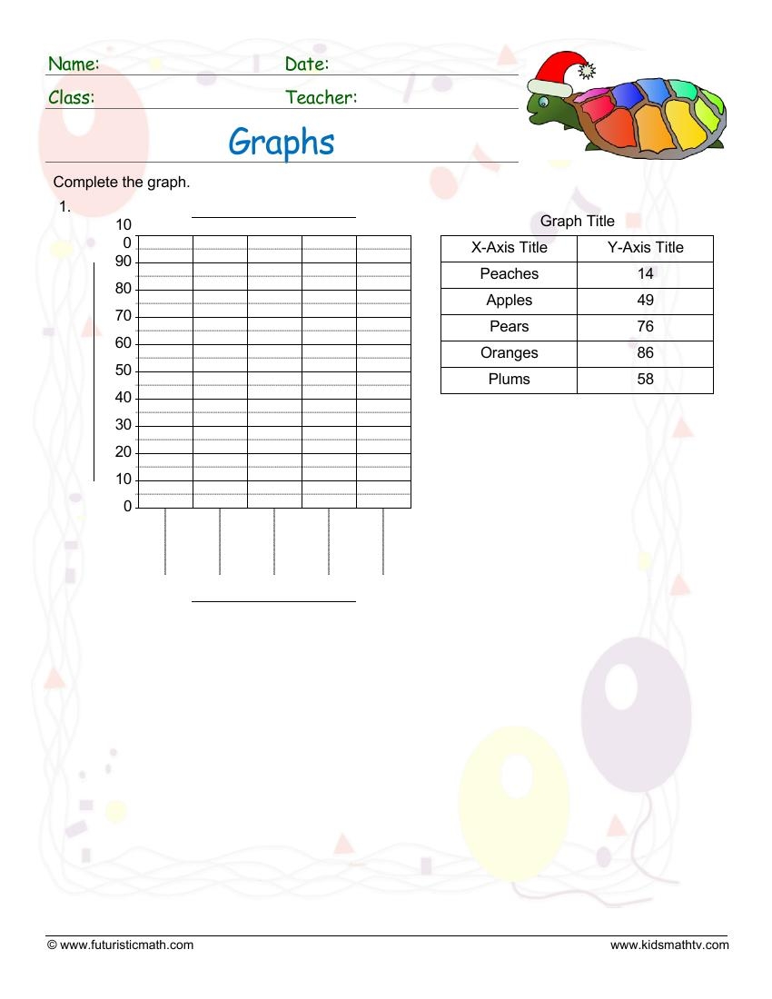 Free Graph Worksheets Pdf Printable Math Champions