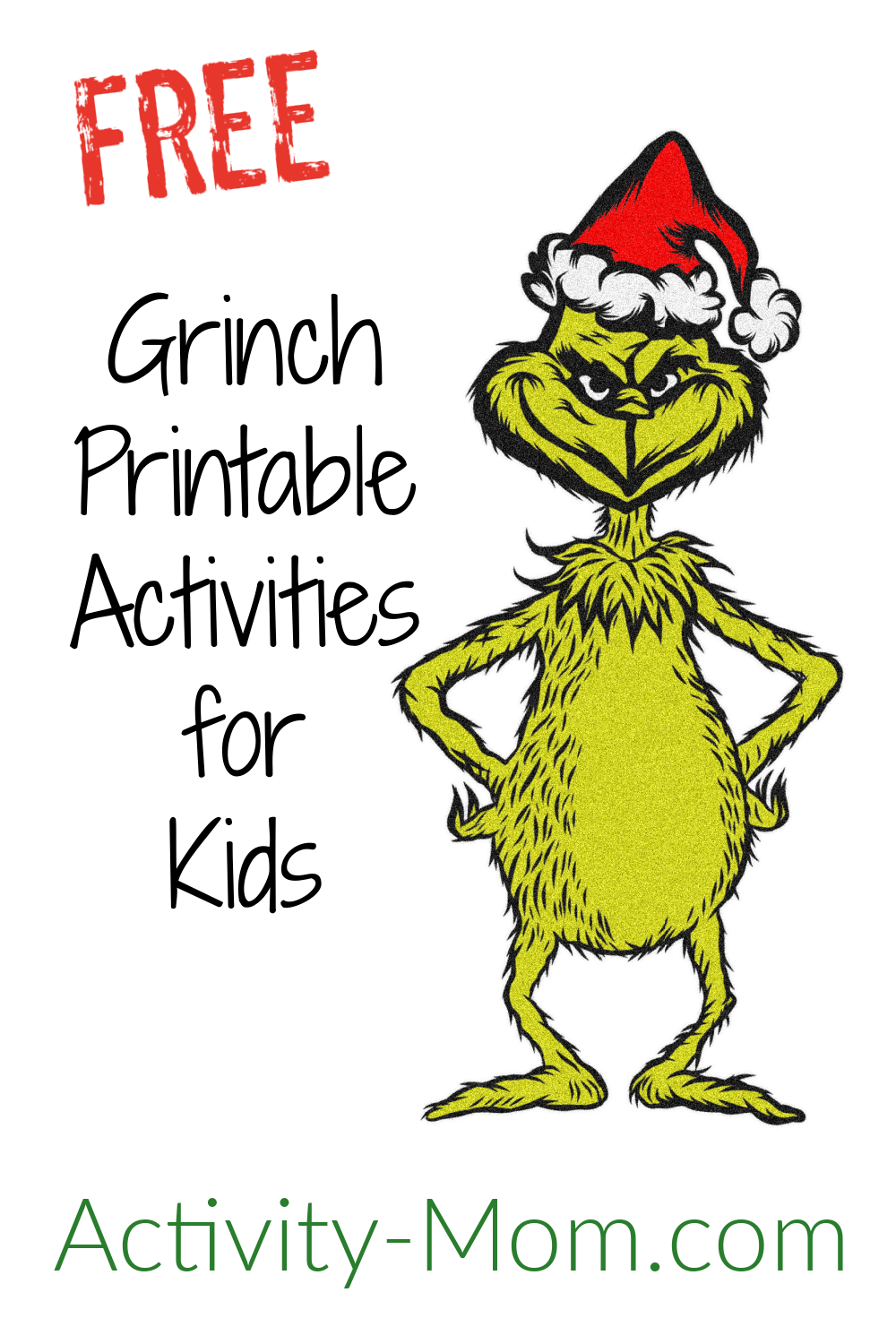 Free Grinch Printable Activities For Kids The Activity Mom
