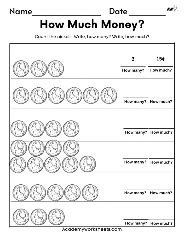 Free Nickel Worksheet Download Free Nickel Worksheet Png Images Free Worksheets On Clipart Library