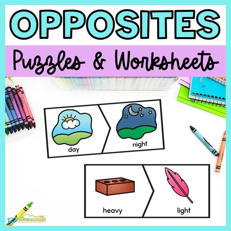 Opposites Printables Preschool Opposites Printables Preschool