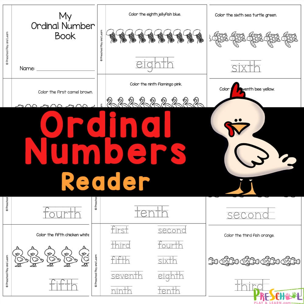 FREE Ordinal Numbers Printable Reader FREE Ordinal Numbers Printable Reader