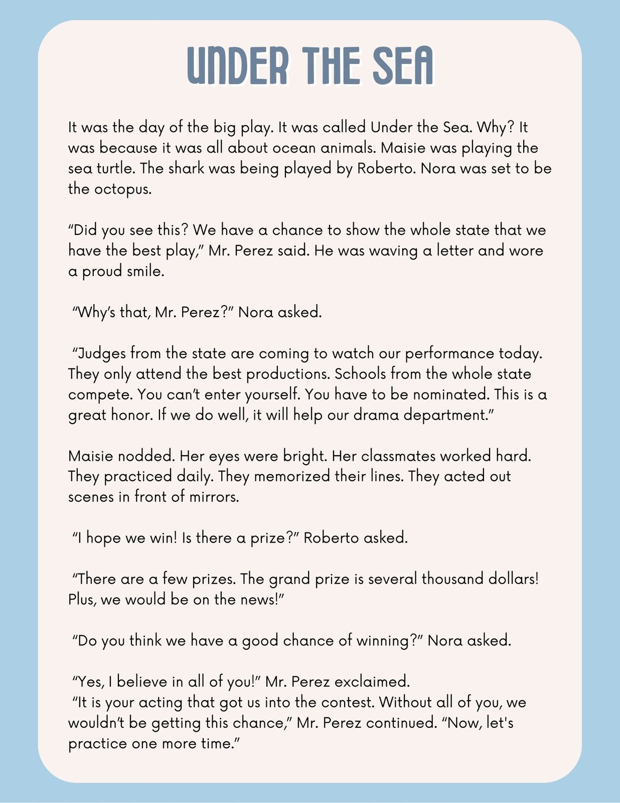 Free Printable Worksheets 3rd Grade Reading