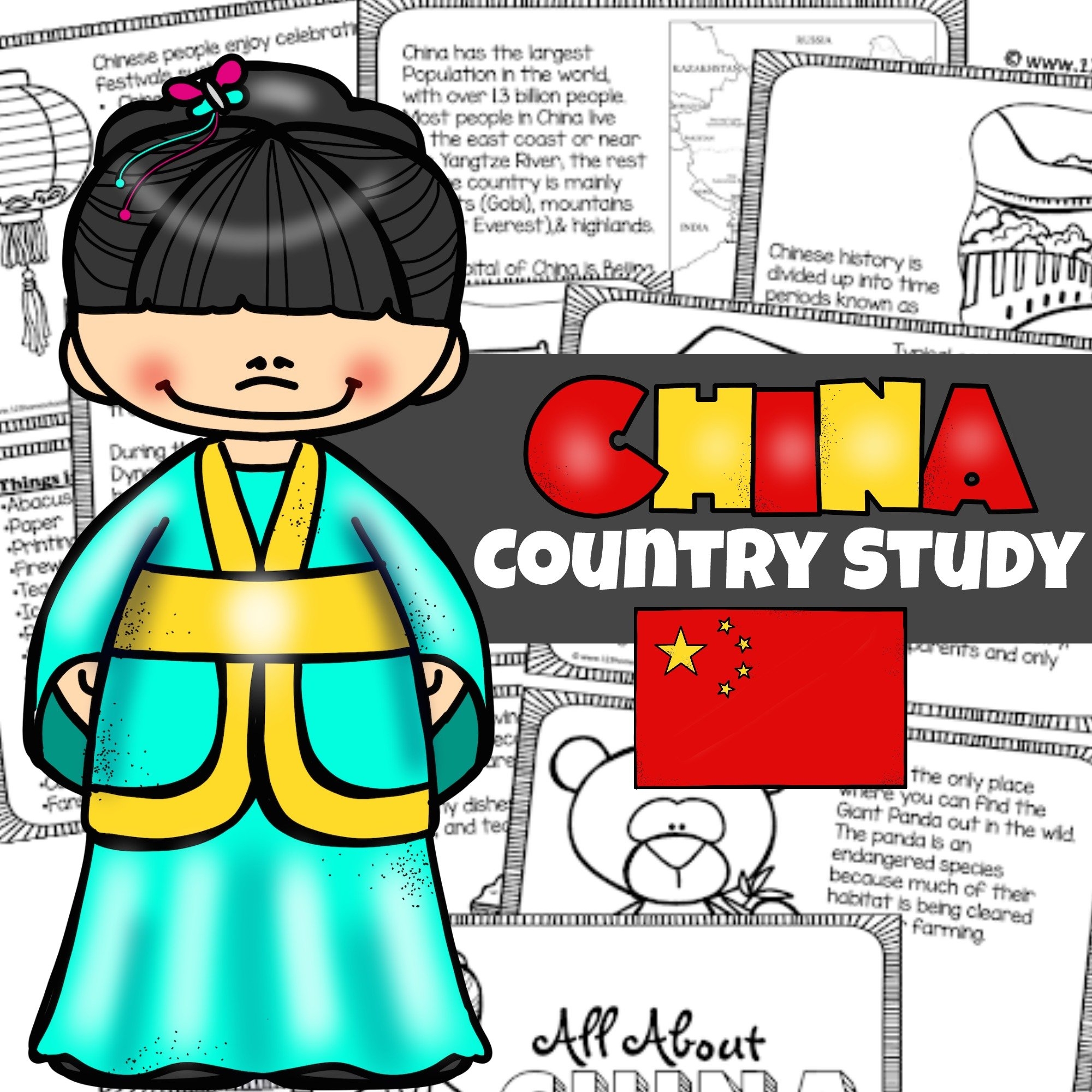 FREE Printable All About China Book For Kids Book To Color U0026 Learn FREE Printable All About China Book For Kids Book To Color U0026 Learn