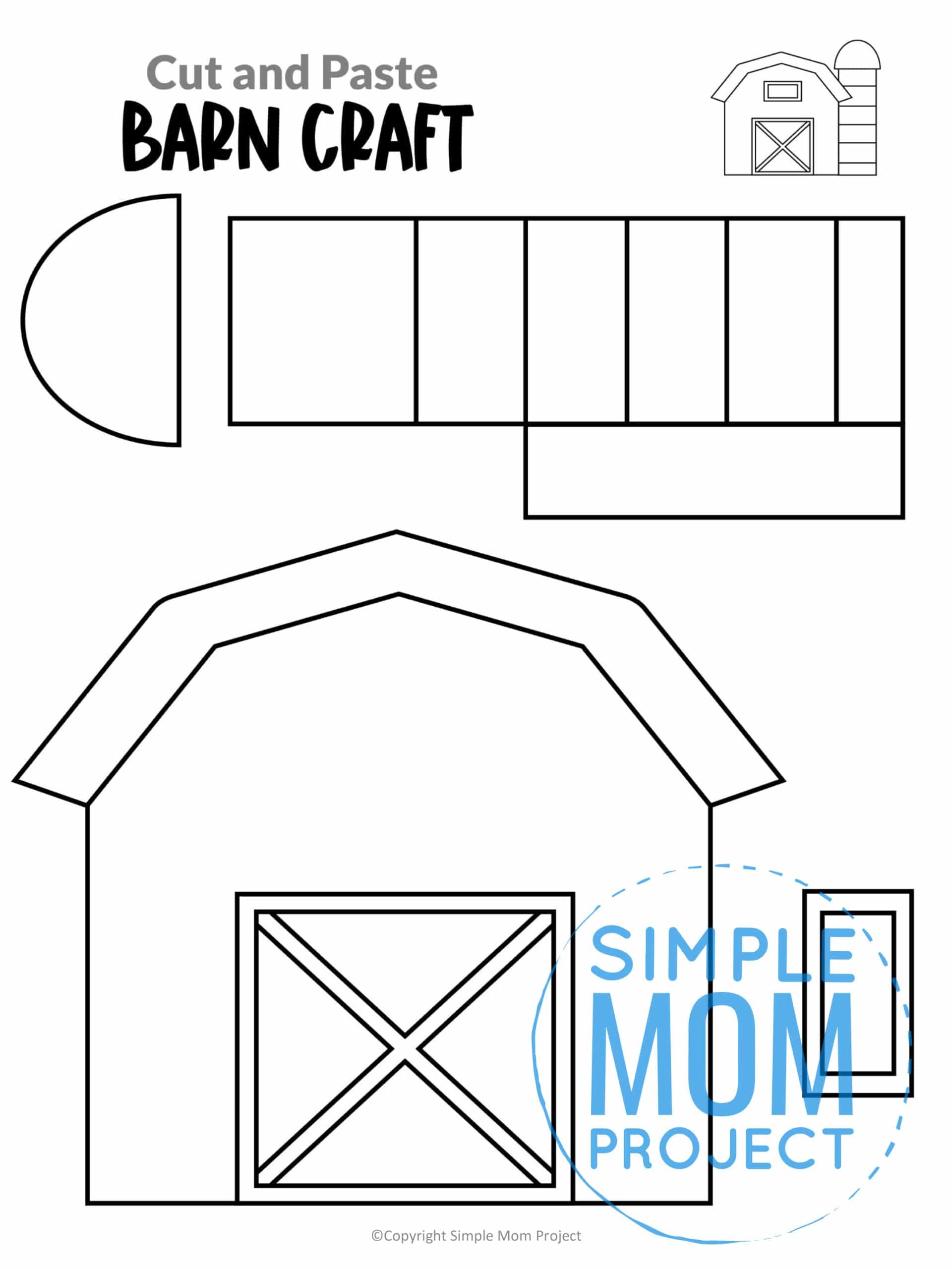 Preschool Barn Printable Preschool Barn Printable