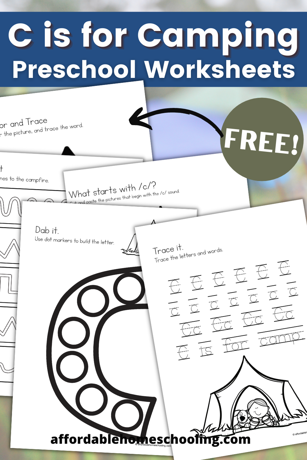 Free Printable Camping Worksheets For Preschoolers Free Printable Camping Worksheets For Preschoolers