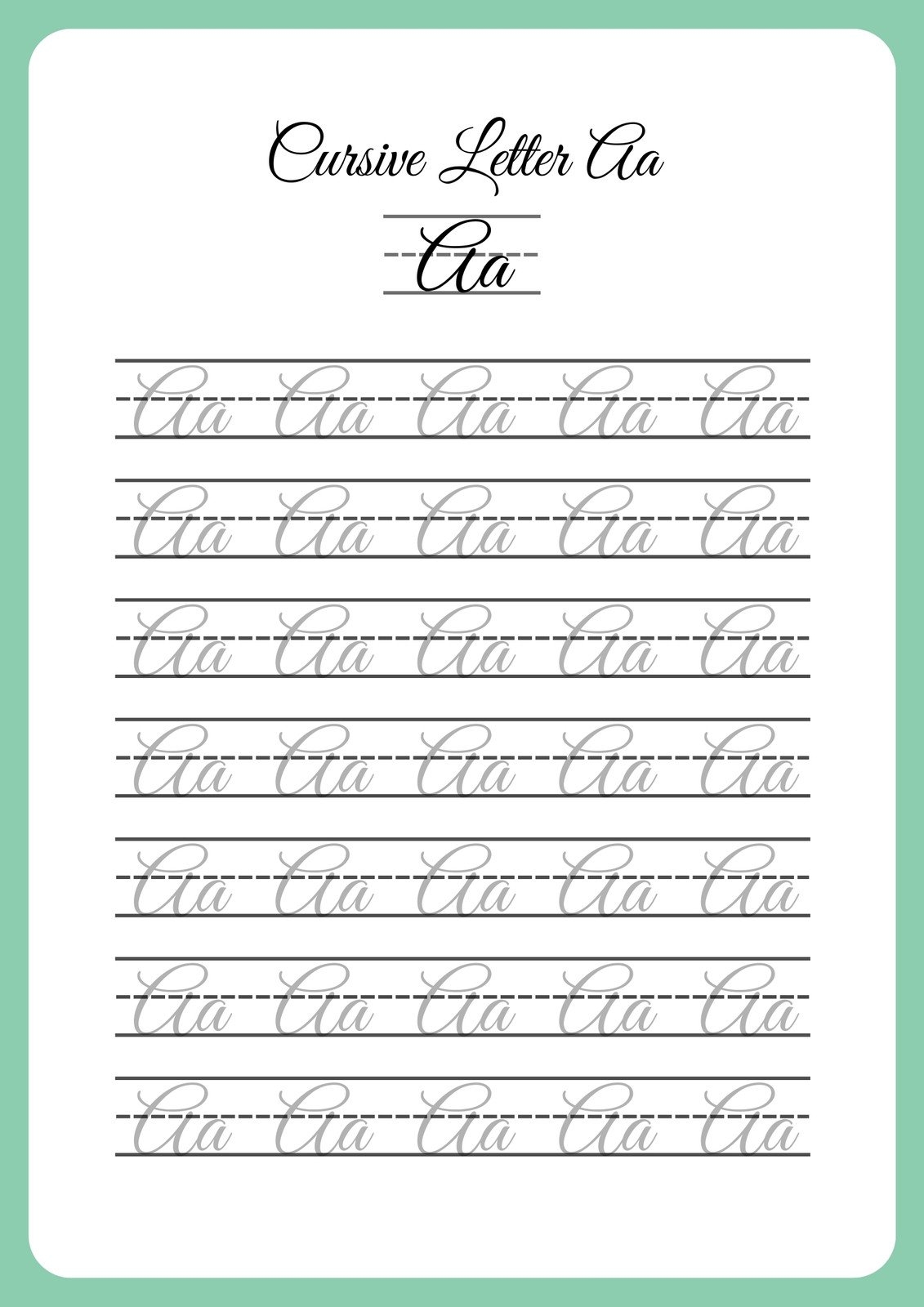 Cursive Handwriting Printable Worksheets Pdf Cursive Handwriting Printable Worksheets Pdf