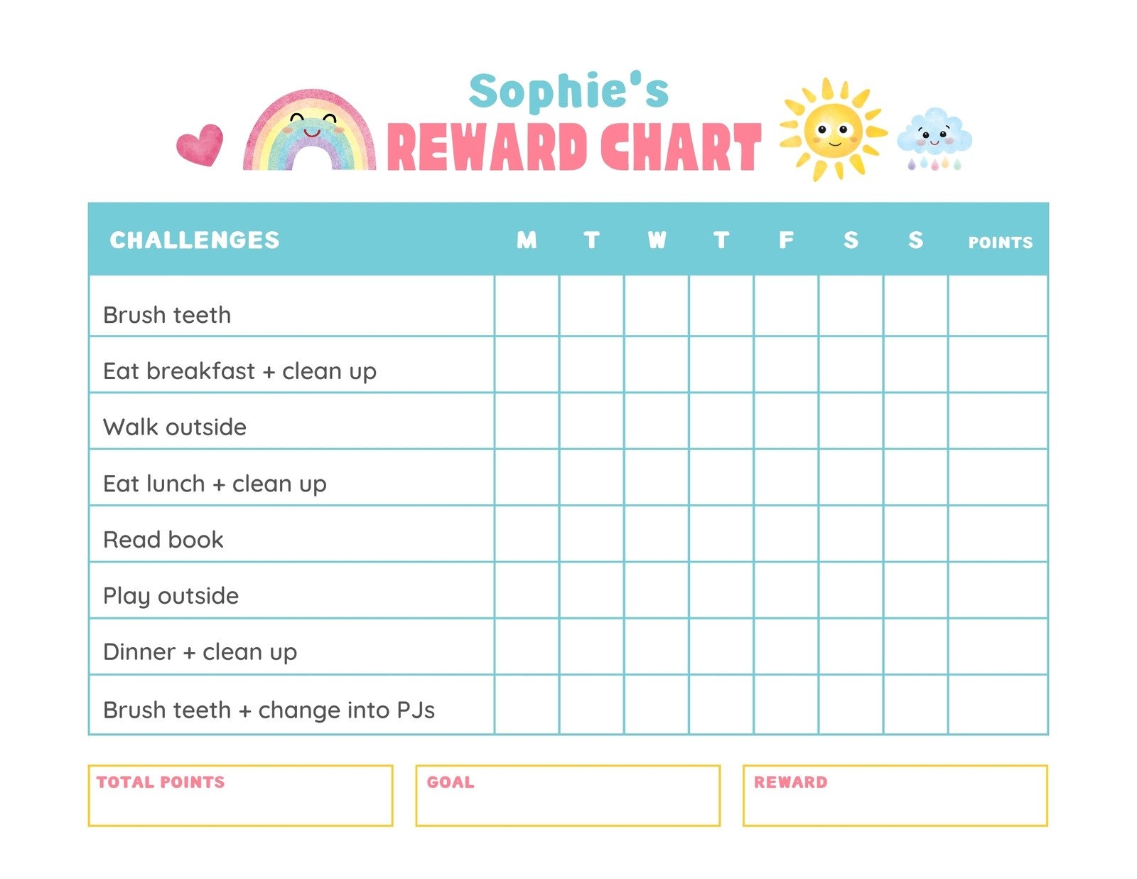 Preschool Printables Sticker Charts