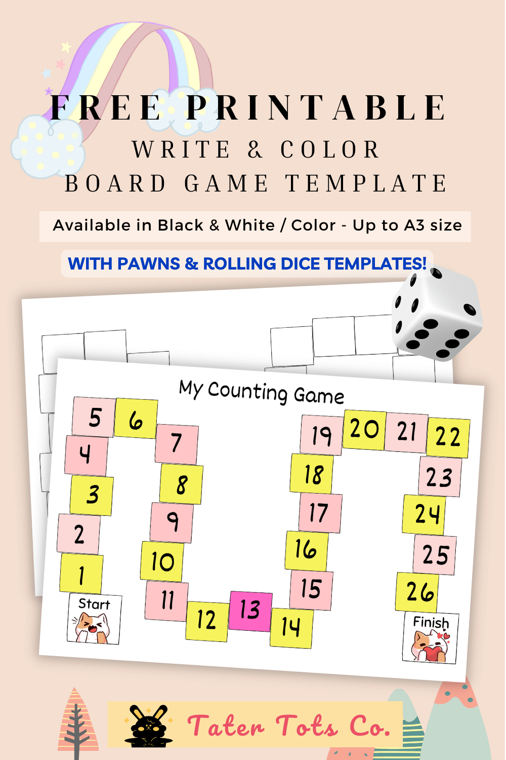 Preschool Board Games Printable Preschool Board Games Printable