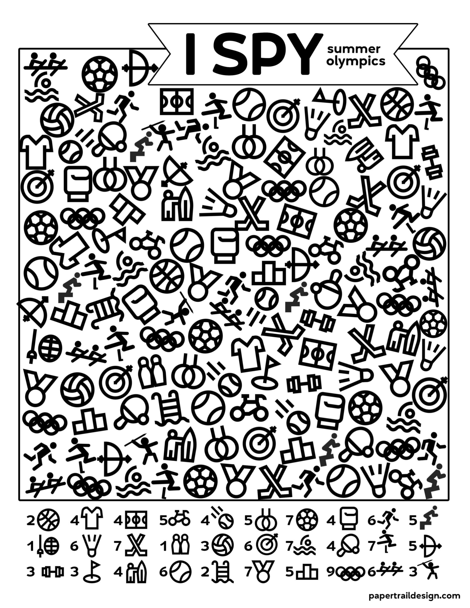 Free Printable Olympics Worksheets
