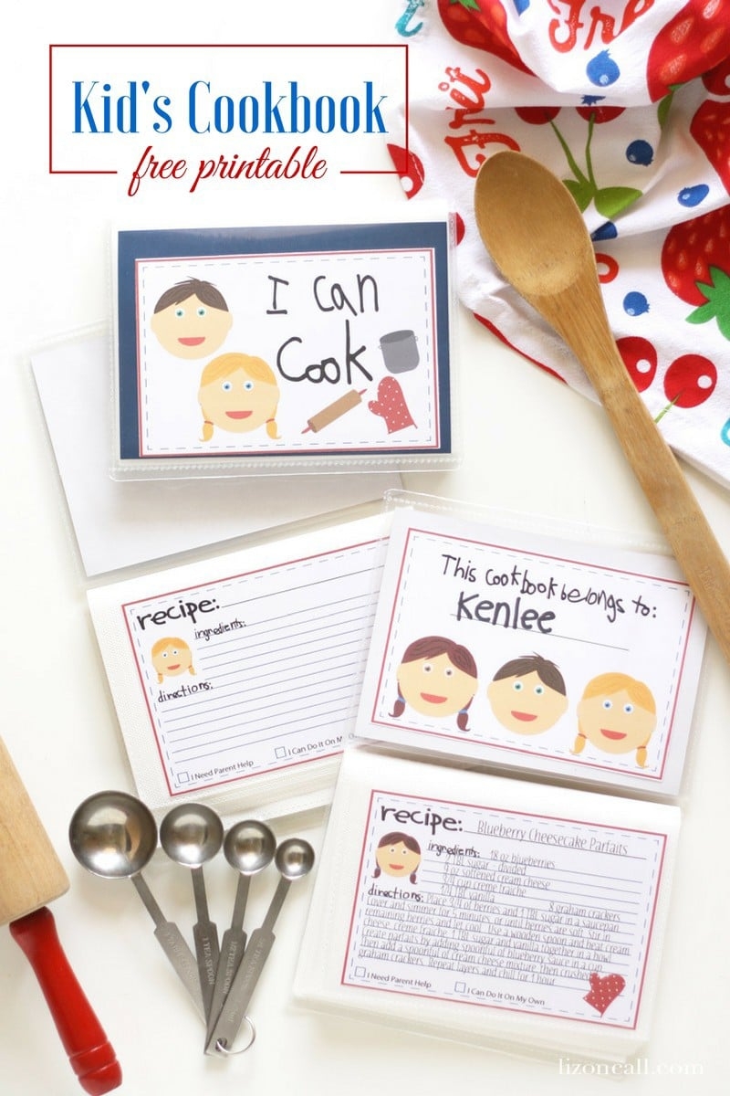 Free Printable Kid s Cookbook