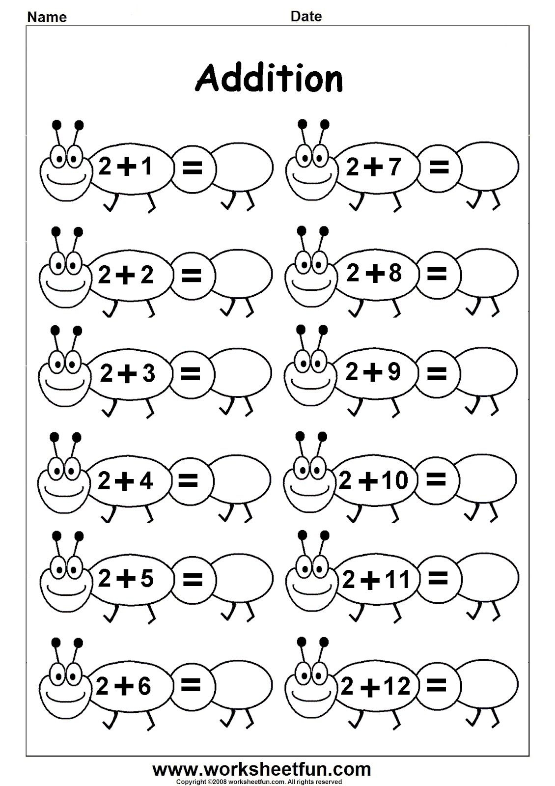 Free Printable Math Worksheets For Kindergarten Free Printable Math Worksheets For Kindergarten