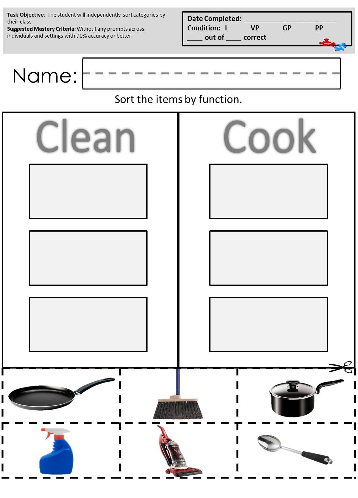 Free Printable Life Skills Worksheets Special Education Free Printable Life Skills Worksheets Special Education