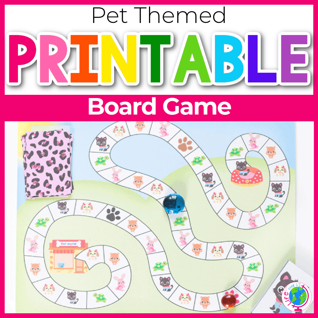 Free Printable Little Pet Matching Board Game Free Printable Little Pet Matching Board Game