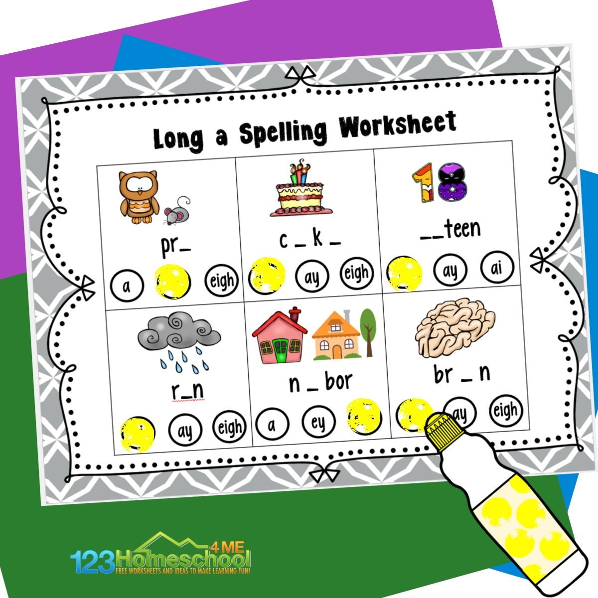 Free Printable Long A Vowel Worksheet Activity Free Printable Long A Vowel Worksheet Activity