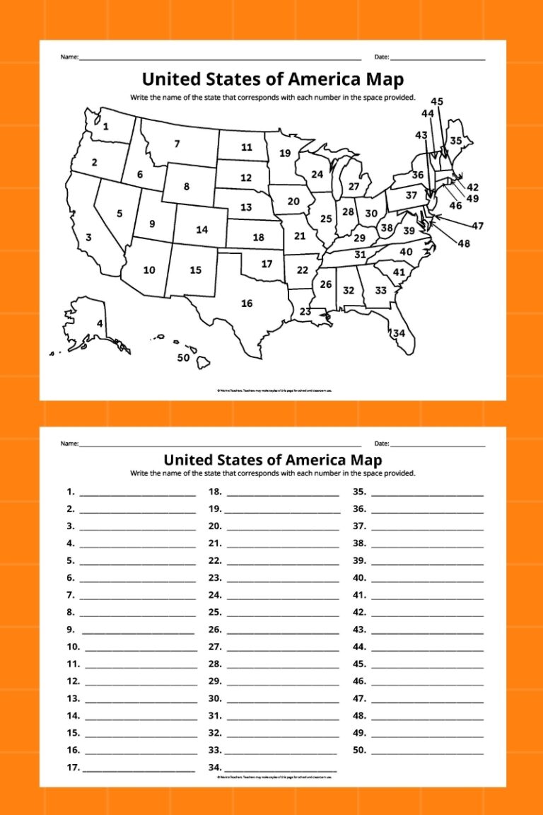 Free Printable Maps Of The United States Bundle