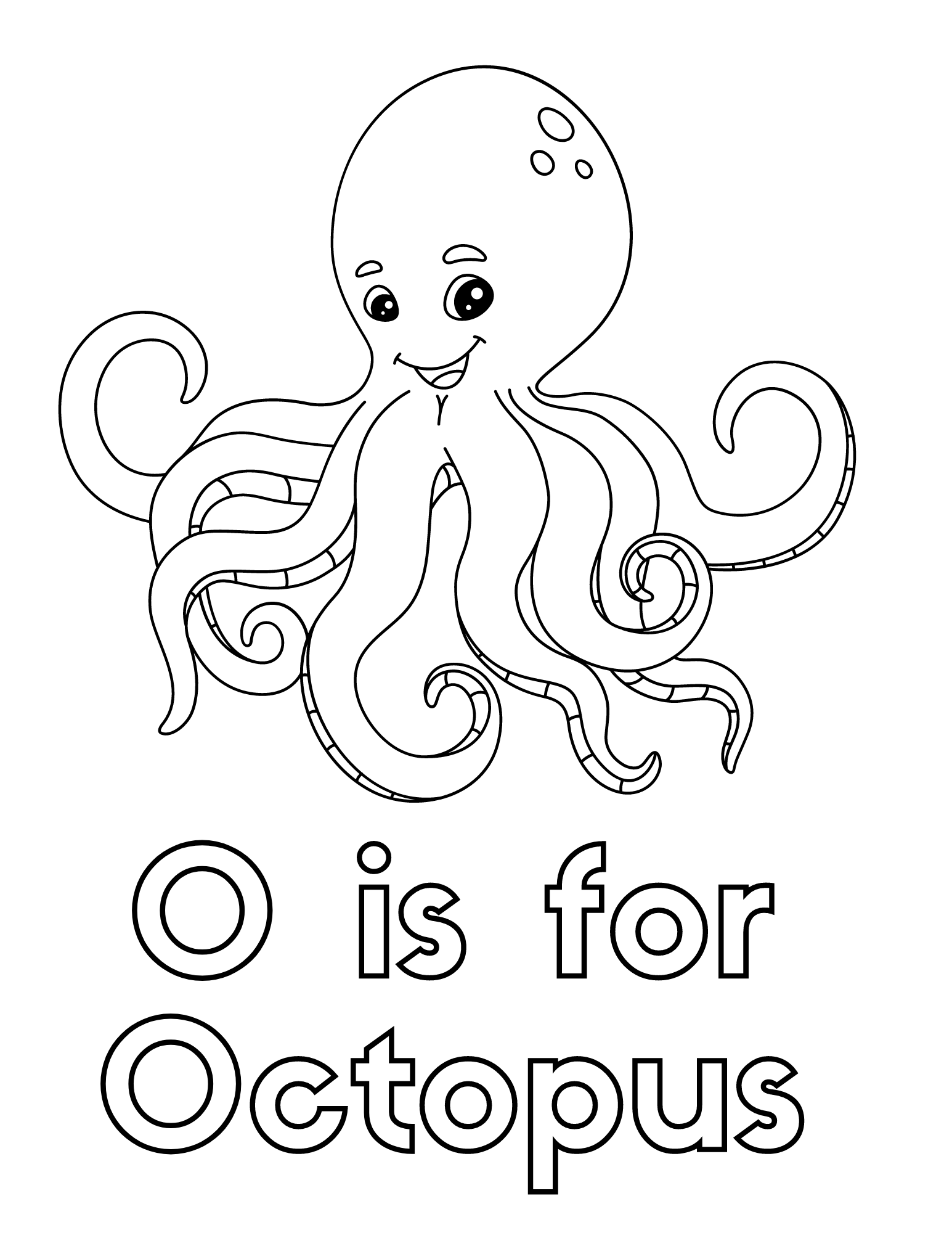 Free Printable Octopus Coloring Pages For Kids And Adults Free Printable Octopus Coloring Pages For Kids And Adults