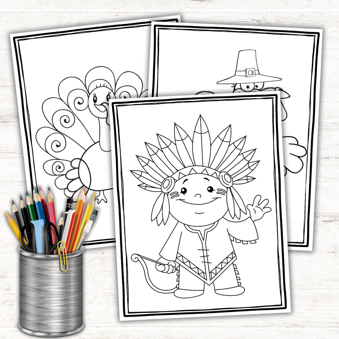 Free Printable Preschool Thanksgiving Coloring Pages Free Printable Preschool Thanksgiving Coloring Pages