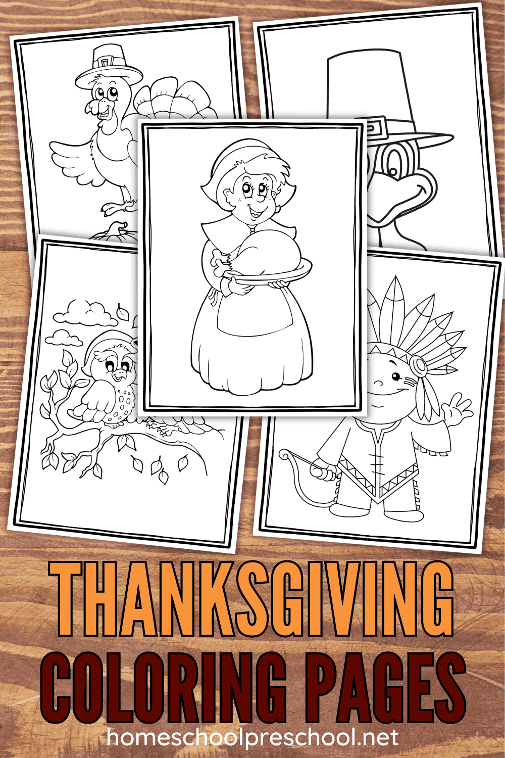 Free Printable Preschool Thanksgiving Coloring Pages Free Printable Preschool Thanksgiving Coloring Pages