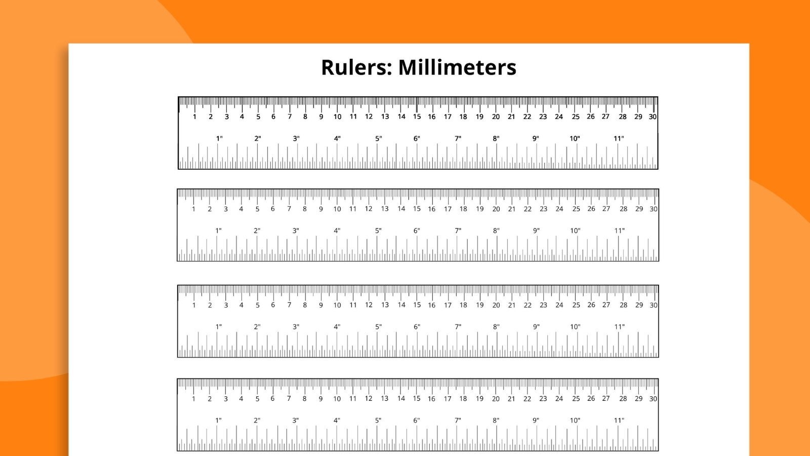 Free Printable Ruler Bundle