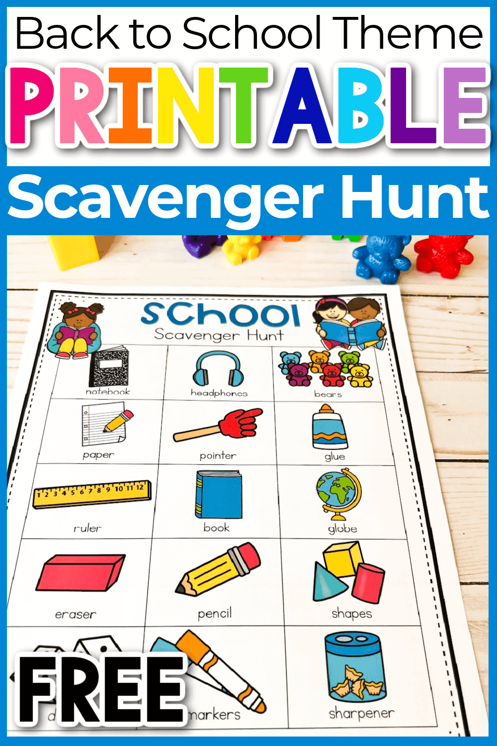 Free Printable Scavenger Hunt For Preschoolers Free Printable Scavenger Hunt For Preschoolers