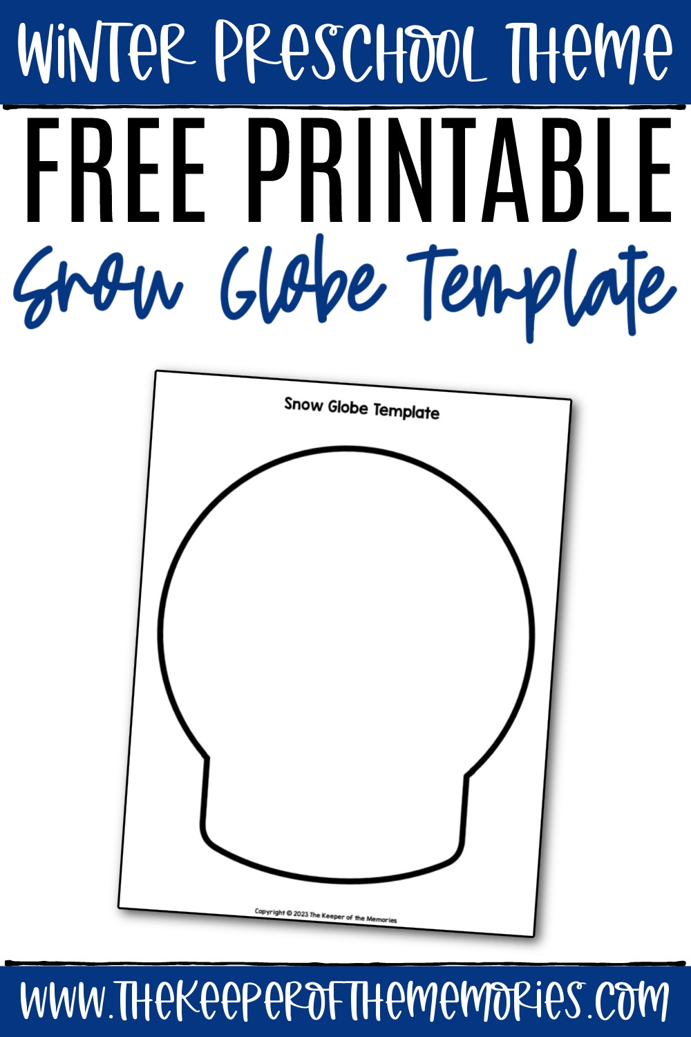 Free Printable Snow Globe Template The Keeper Of The Memories Free Printable Snow Globe Template The Keeper Of The Memories