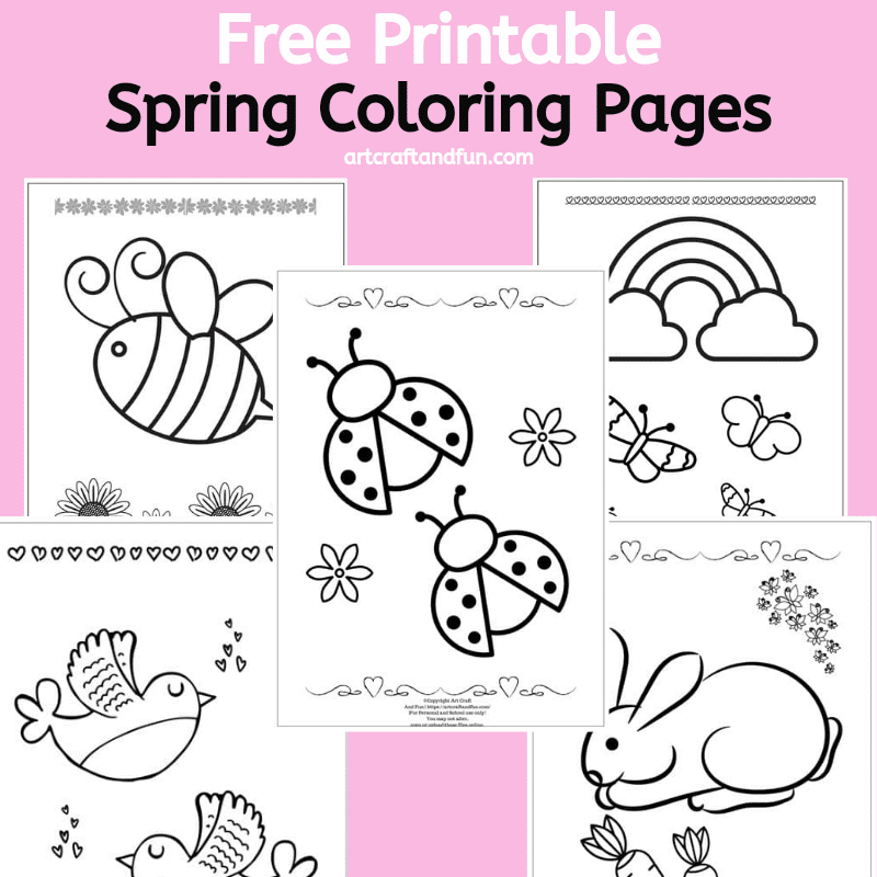 Free Printable Spring Coloring Pages For Kids Free Printable Spring Coloring Pages For Kids