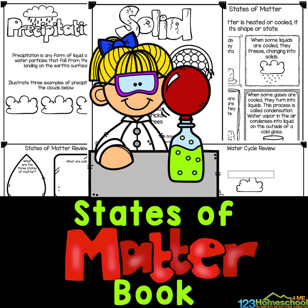FREE Printable States Of Matter Worksheets For Kids
