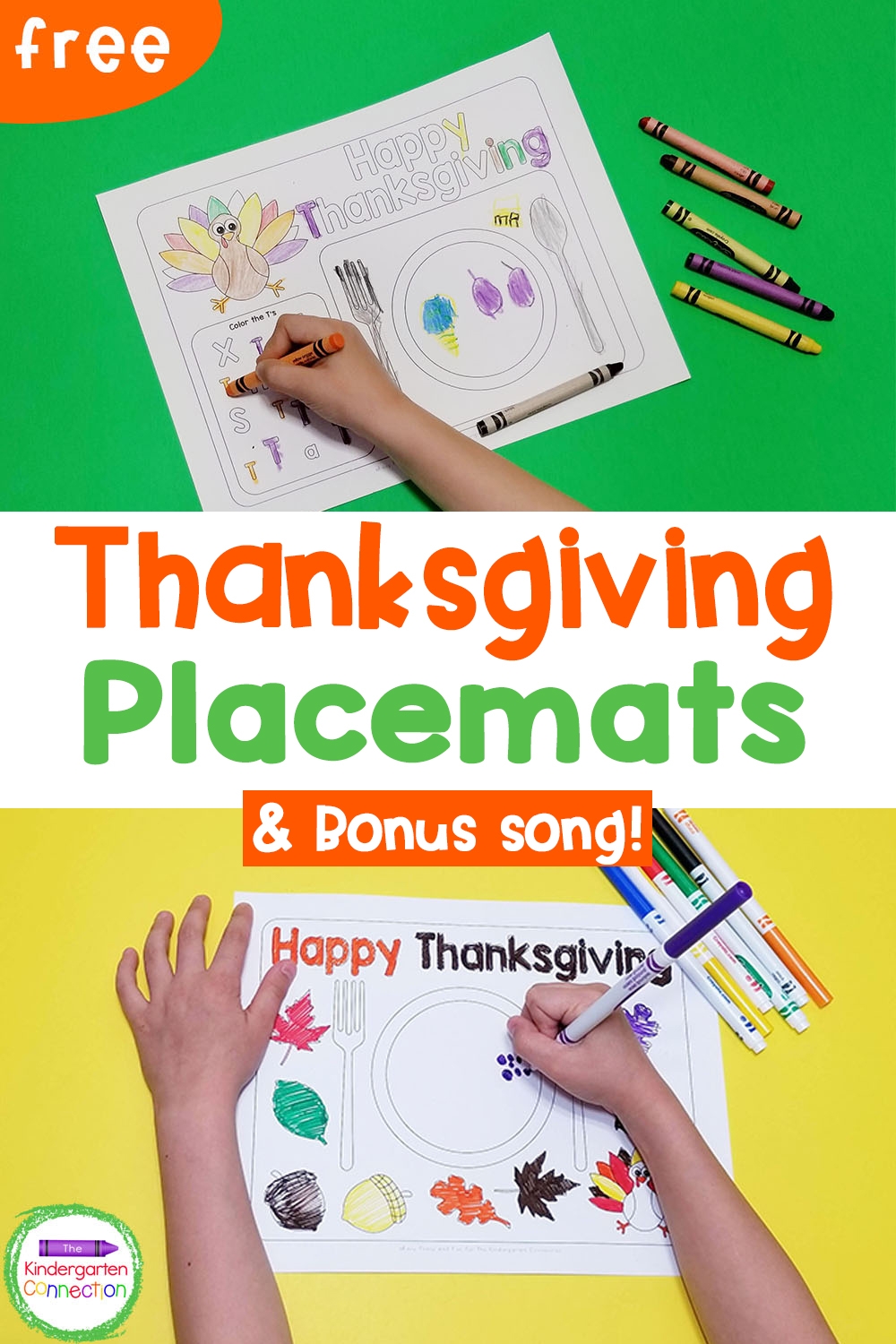 FREE Printable Thanksgiving Placemats FREE Printable Thanksgiving Placemats