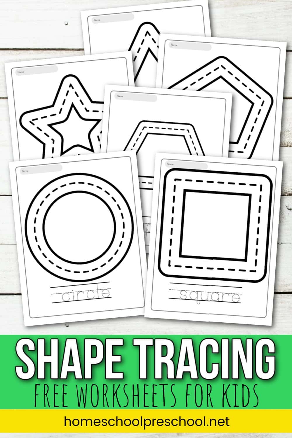 Shapes Worksheets For Preschoolers Free Printables