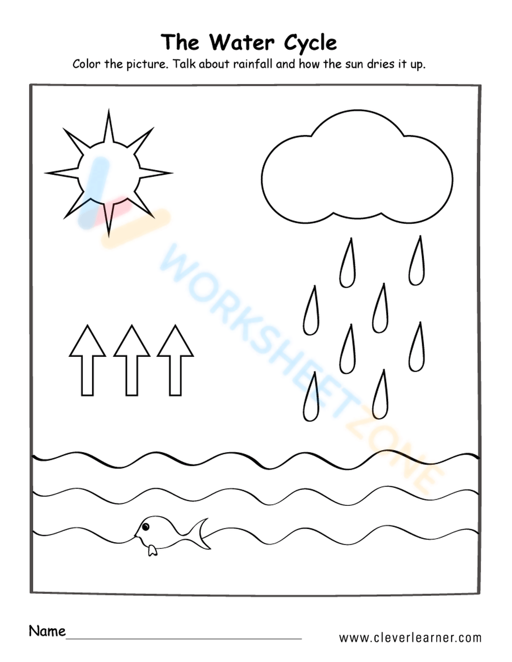 Free Printable Water Cycle Worksheets For All Grades Worksheets Free Printable Water Cycle Worksheets For All Grades Worksheets