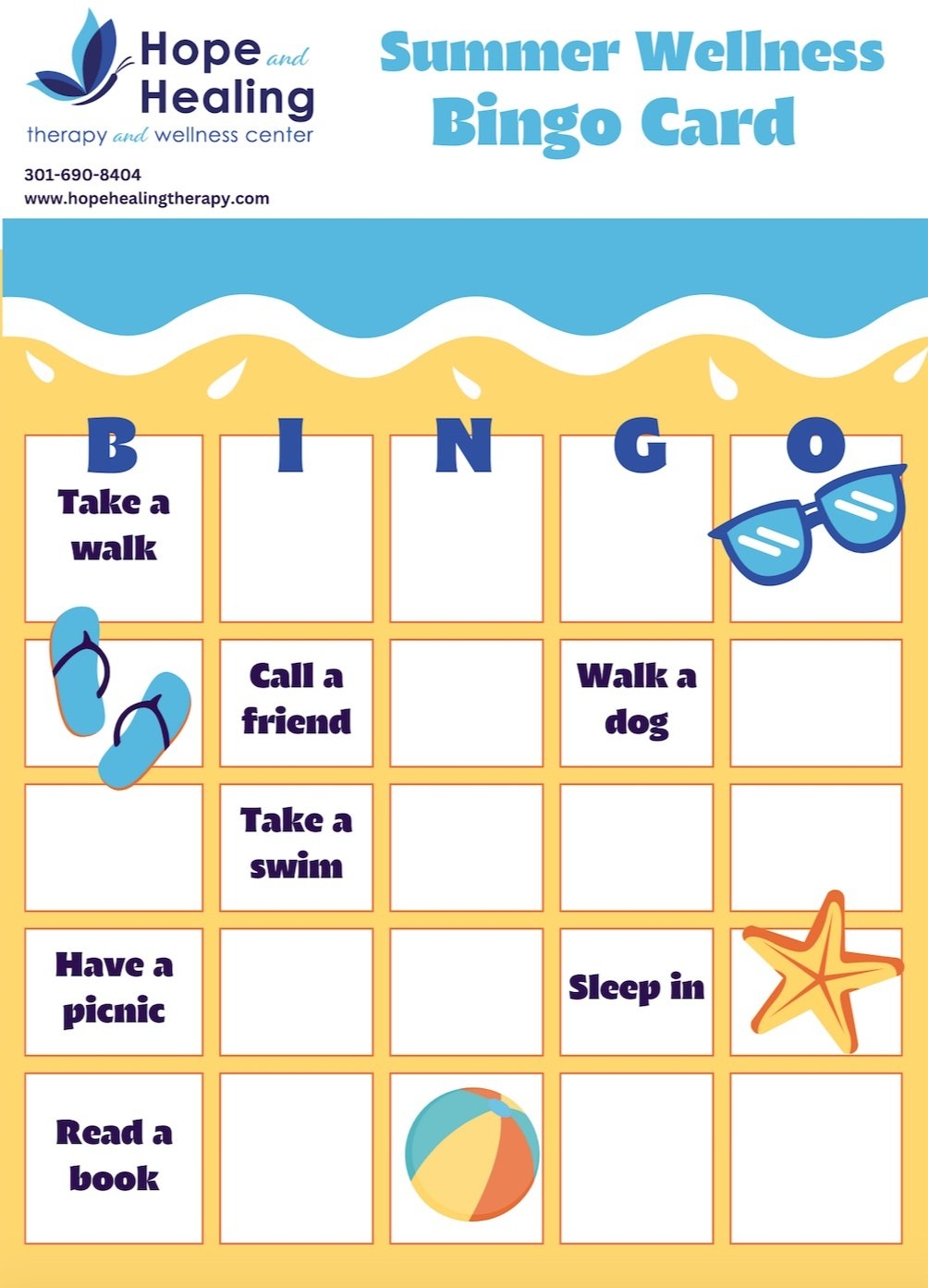 Free Printable Wellness Worksheets