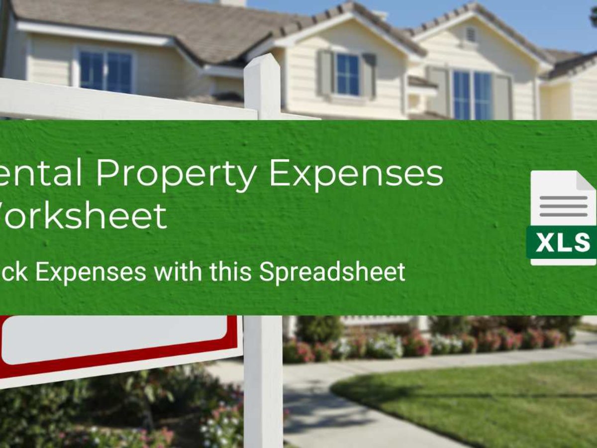 Free Rental Property Expenses Worksheet Excel PDF 