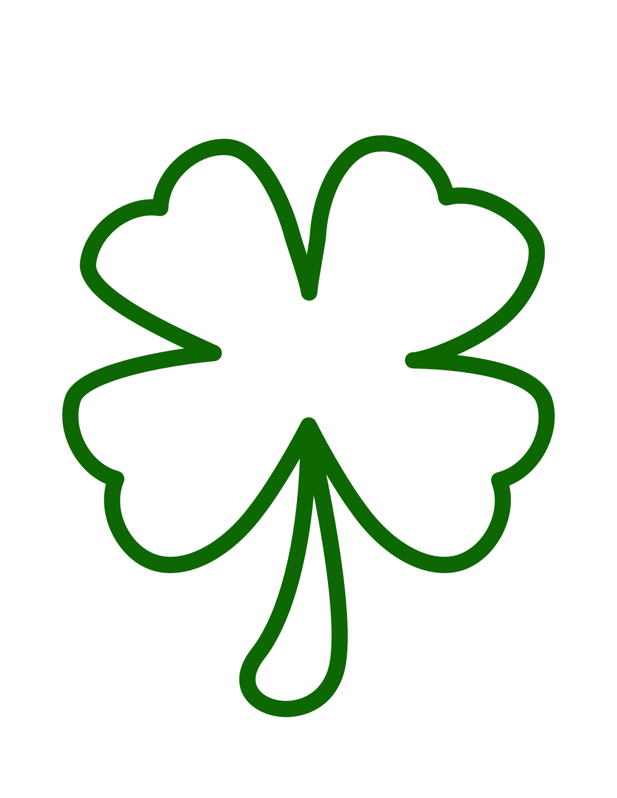 Free Shamrock Template For St Patricks Day Crafts The SVG Free Shamrock Template For St Patricks Day Crafts The SVG