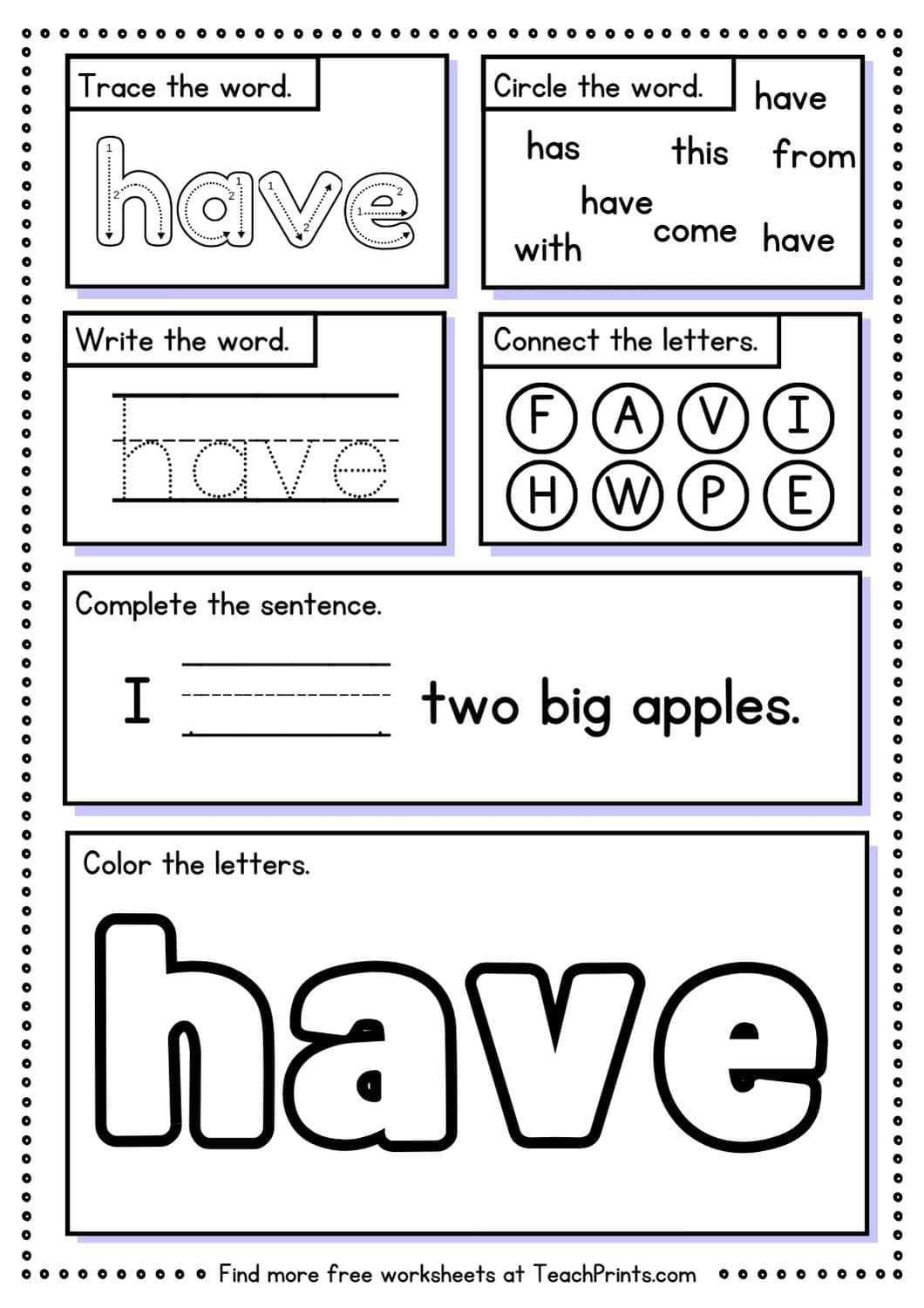 Common Core Kindergarten Sight Words Worksheets Common Core Kindergarten Sight Words Worksheets