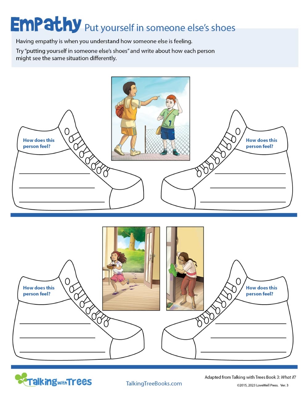 Free Social Emotional Learning Worksheets Elementary